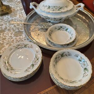 Dogwood by Embassy. Fruit bowls and bread plates